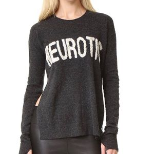 PAM & GELA “neurotic” sweater: light wool/cashmere